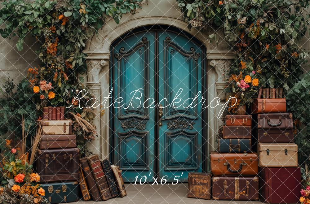 Kate Door Luggage Vintage Backdrop Designed by Patty Roberts