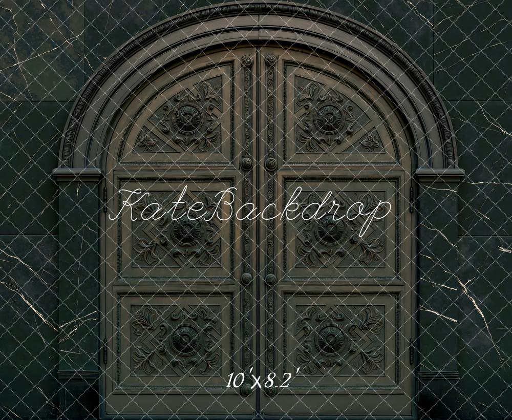 Kate Arched Ornate Door Marble Wall Backdrop Designed by Mini MakeBelieve
