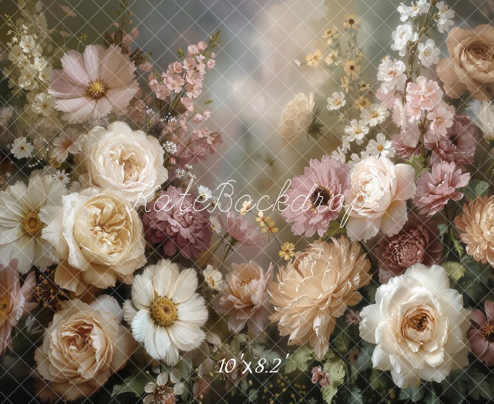Kate Garden Flower Fine Art Backdrop Designed by Emetselch