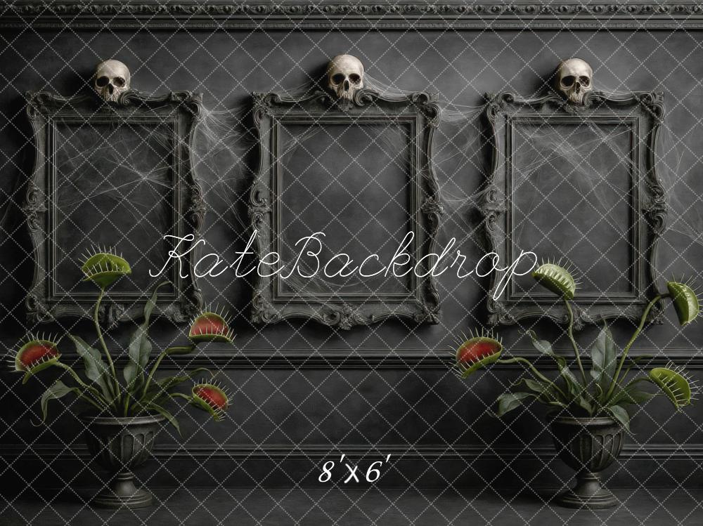 15% OFF Kate Halloween Skull Retro Wall Backdrop Designed by Mini MakeBelieve - Kate Backdrop AU