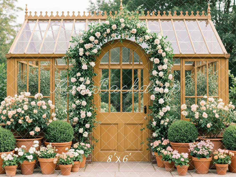 Kate Spring Greenhouse Backdrop Designed by Patty Roberts