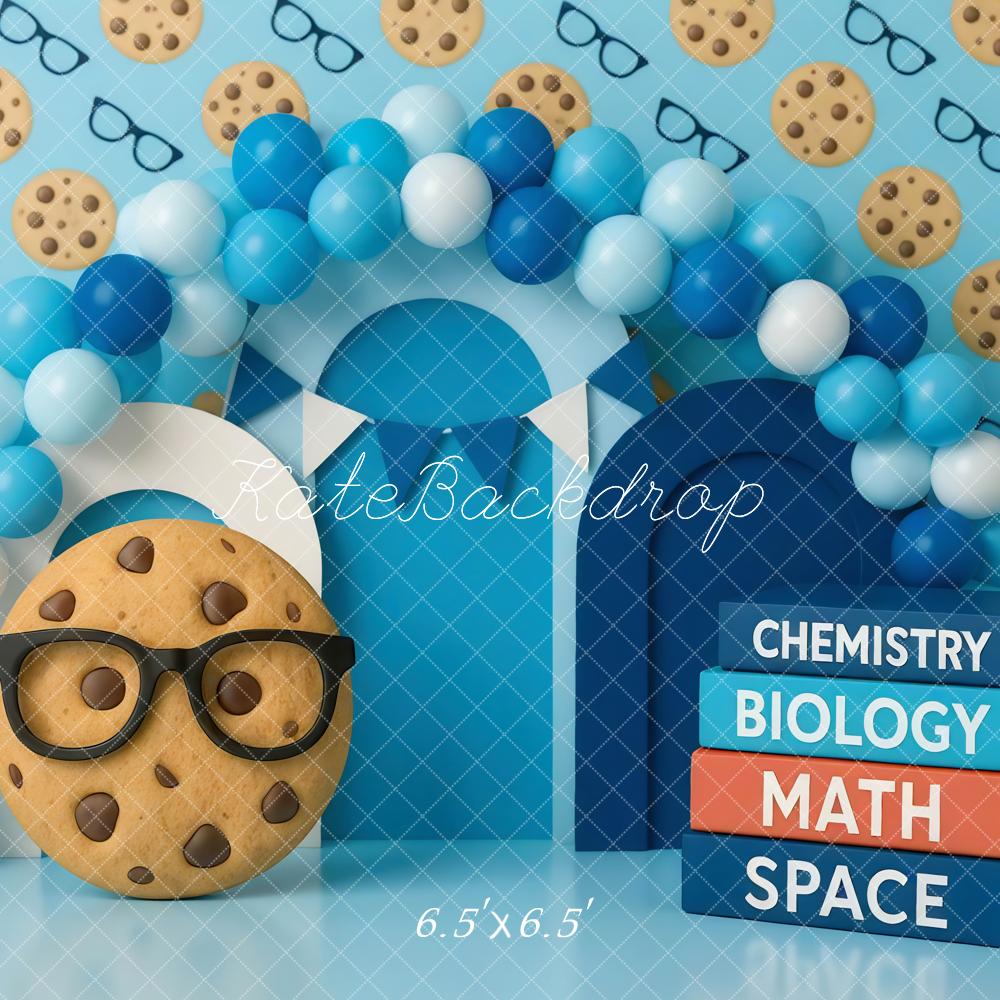 Kate Back to School Cookie Books Backdrop Designed by Mini MakeBelieve - Kate Backdrop AU
