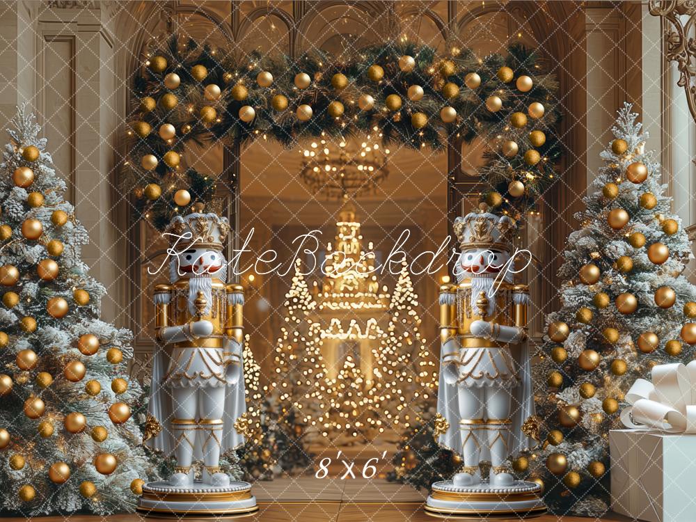 Kate Christmas Nutcracker Backdrop Designed by Mini MakeBelieve - Kate Backdrop AU
