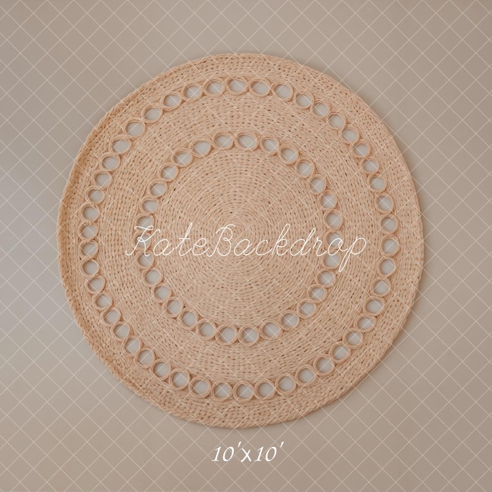 Kate Boho Circle Beige Backdrop Designed by Kate Image - Kate Backdrop AU