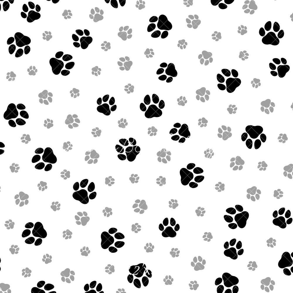 Kate Animal Paw Prints Pattern Backdrop Designed by Mandy Ringe - Kate Backdrop AU