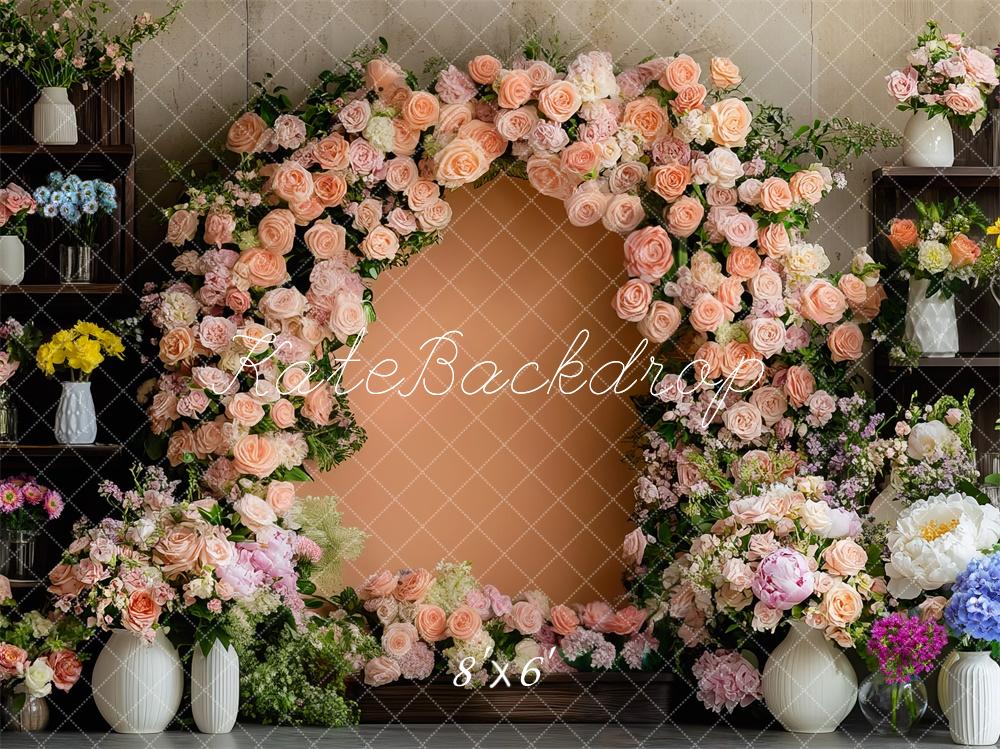 Kate Flower Arch Vase Spring Backdrop Designed by Mini MakeBelieve - Kate Backdrop AU