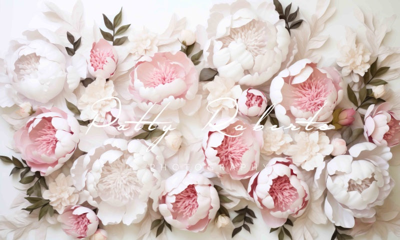 Kate Spring Flower Peonies Backdrop Designed by Patty Roberts