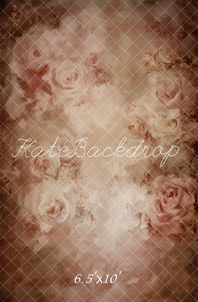 Kate Vintage Roses Fine Art Fleece Backdrop Designed by Chain