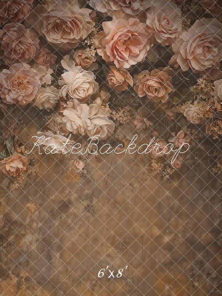 15% OFF Kate Fine Art Vintage Flowers Brown Backdrop Designed by GQ