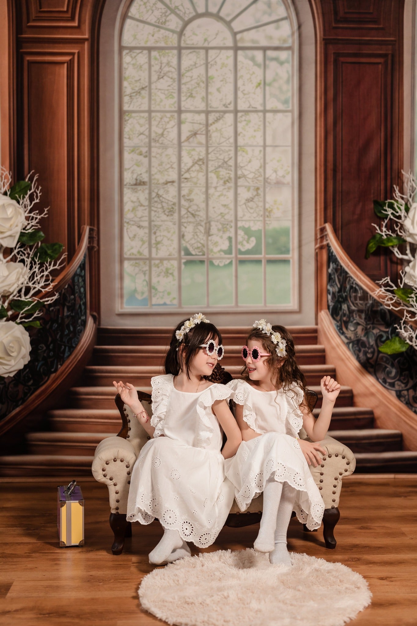 Kate Arch Stairs Backdrop Designed by Mini MakeBelieve