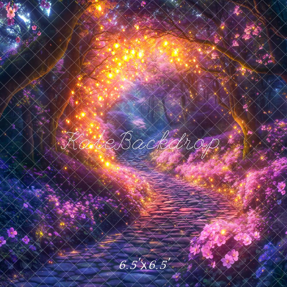 Kate Fairy Fantasy Cobblestone Path Backdrop Designed by Chain - Kate Backdrop AU