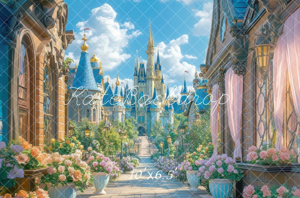 Kate Princess Castle Pathway Backdrop Designed by Mini MakeBelieve - Kate Backdrop AU