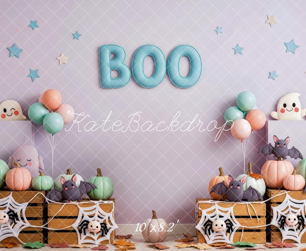 Kate Halloween Bats Balloons Backdrop Designed by Patty Roberts