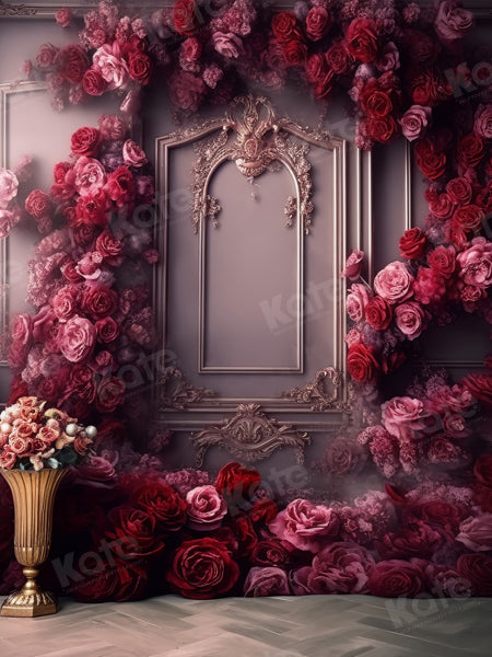 Kate Flower Wall Wedding Party Backdrop for Photography - Kate Backdrop AU