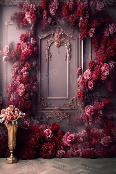 Kate Flower Wall Wedding Party Backdrop for Photography - Kate Backdrop AU