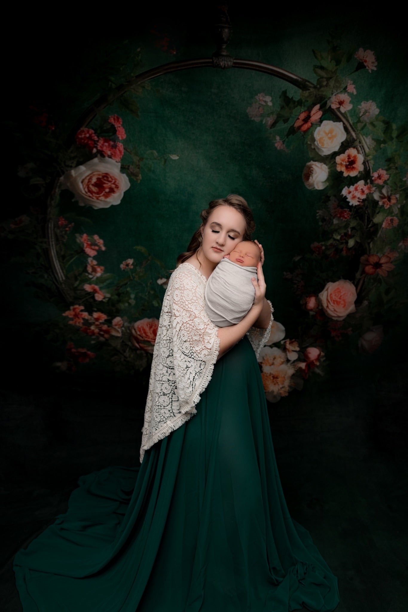 Kate Green Wall Garland Backdrop for Photography - Kate Backdrop AU