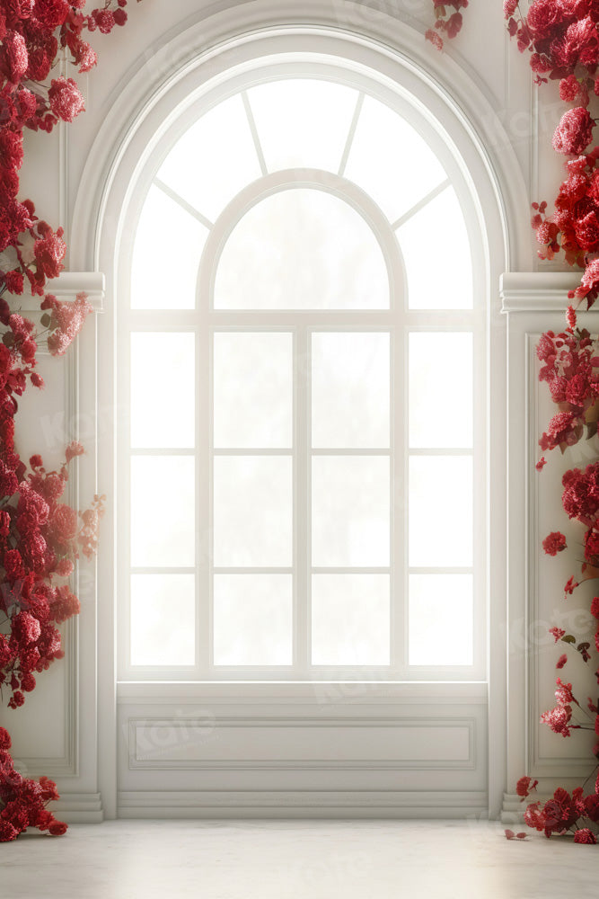 Kate Flower Window Backdrop White Designed by Chain Photography - Kate Backdrop AU