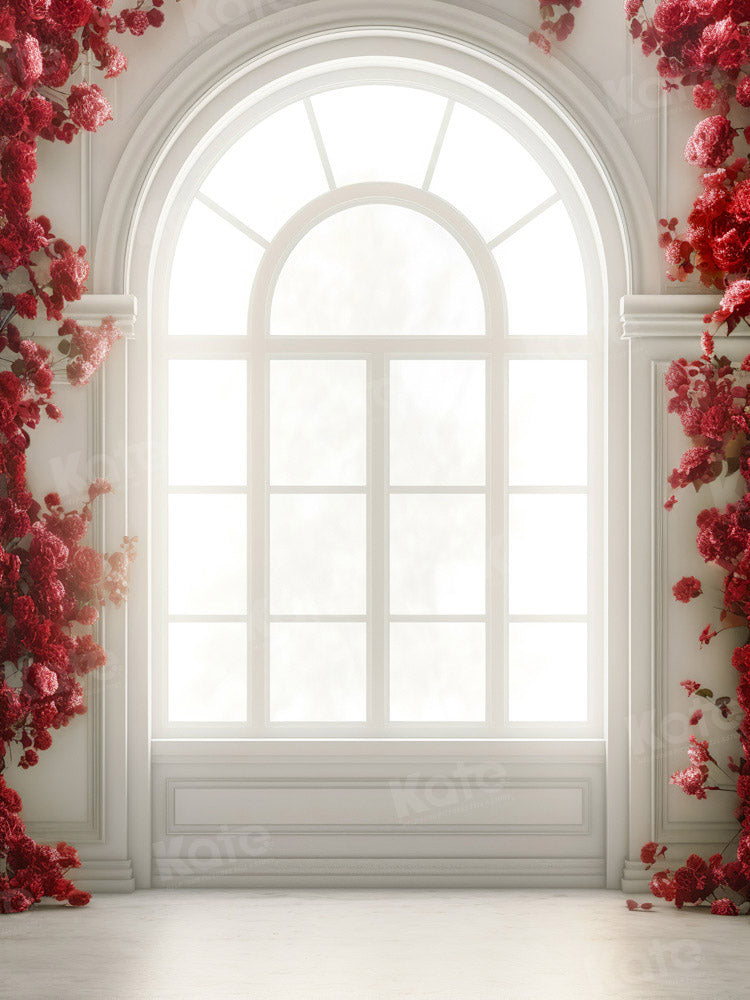 Kate Flower Window Backdrop White Designed by Chain Photography - Kate Backdrop AU