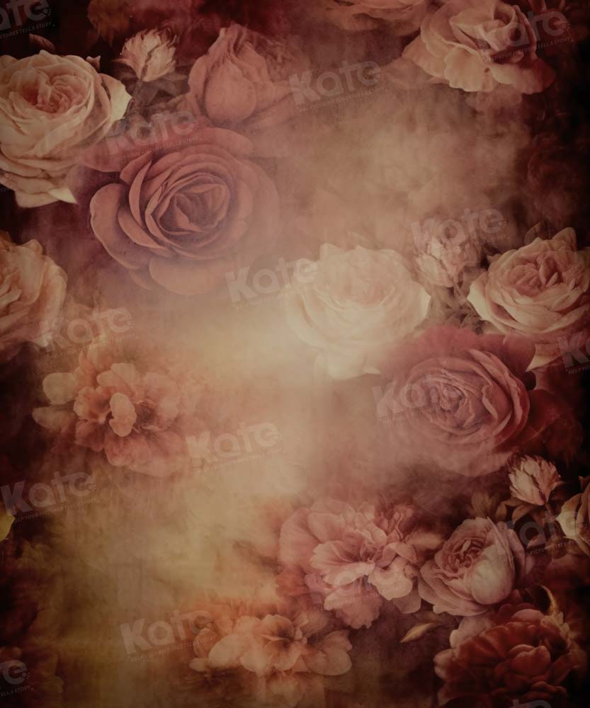 Kate Brown Floral Texture Backdrop Portrait Designed by GQ