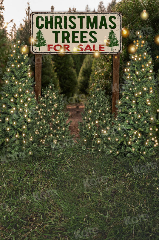 Kate Christmas Tree Forest Backdrop for Photography - Kate Backdrop AU