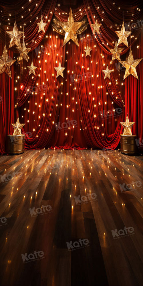 Kate Sweep Curtain Theater Big Stage Backdrop Designed by Chain Photography