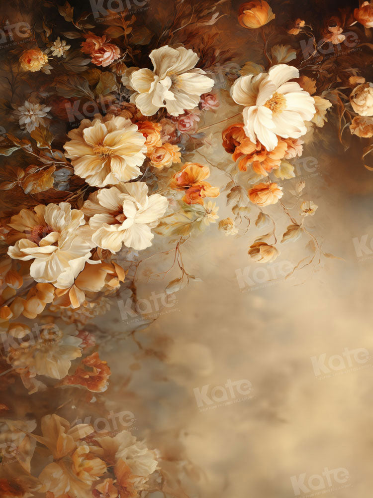 Kate Portrait Fine Art Floral Backdrop Designed by GQ