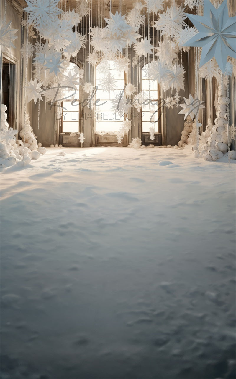 Kate Paper Snowflake Room Sweep Designed by Lidia Redekopp - Kate Backdrop AU