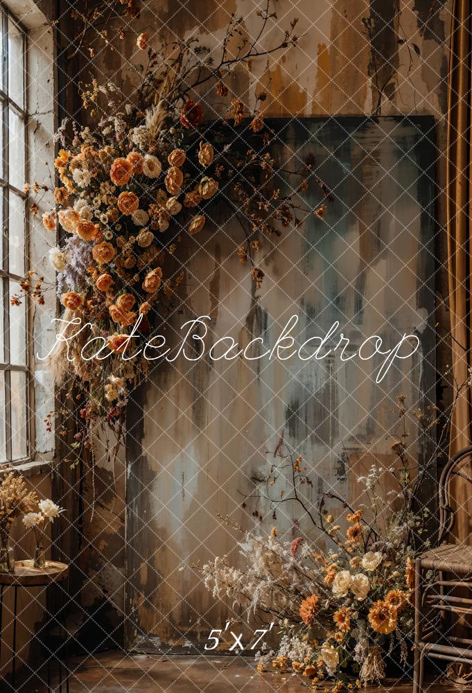 Kate Oil Painting Flowers Abstract Backdrop Designed by Emetselch - Kate Backdrop AU