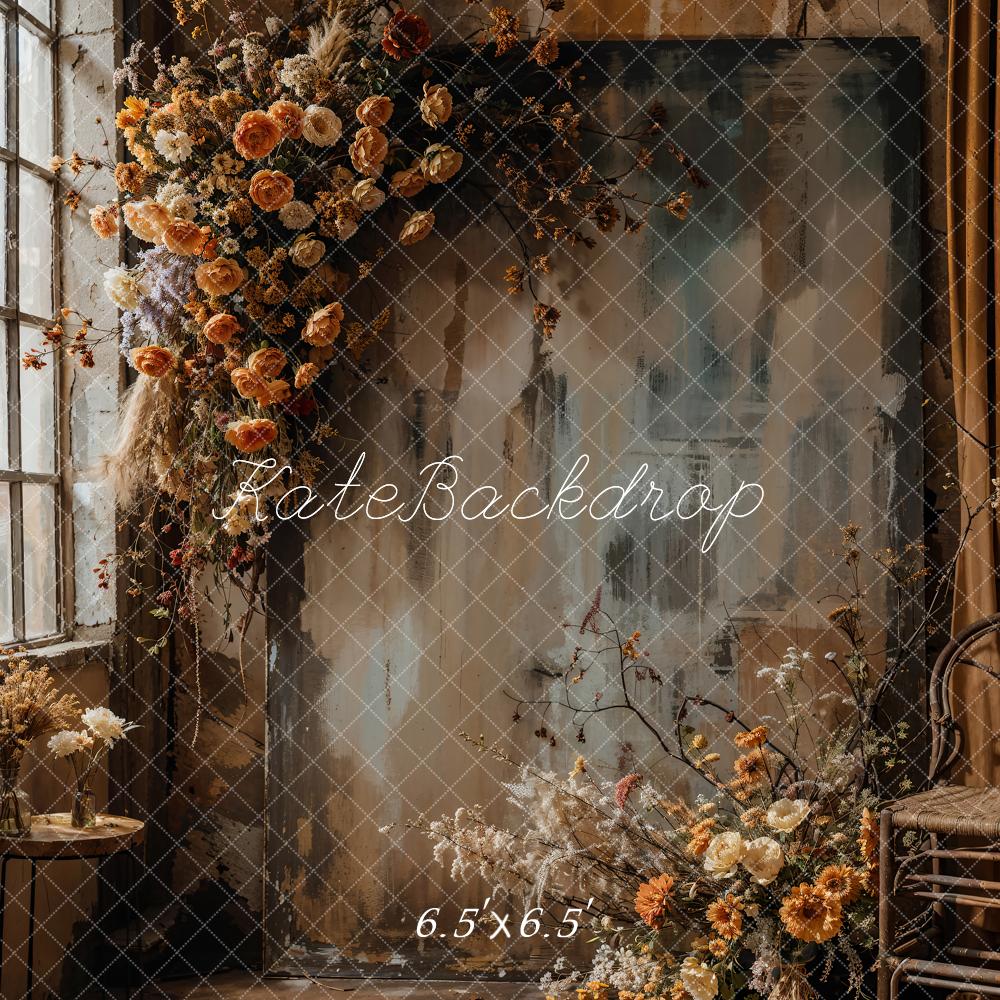 Kate Oil Painting Flowers Abstract Backdrop Designed by Emetselch - Kate Backdrop AU