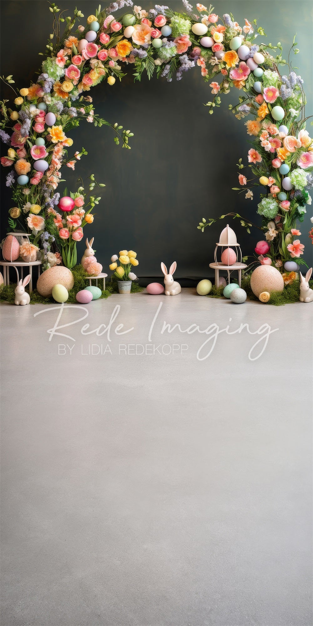 Kate Eggciting Arch Sweep Backdrop Designed by Lidia Redekopp