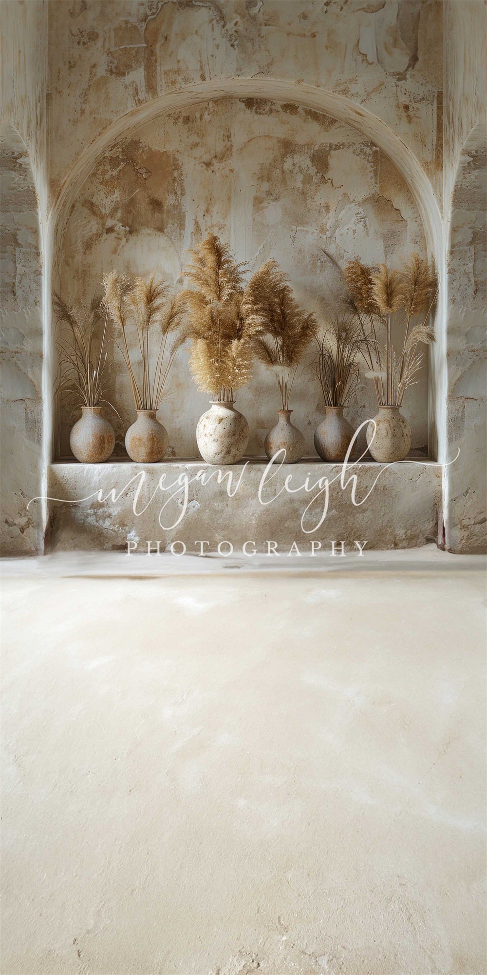 Kate Sweep Boho Plaster Wall Backdrop Designed by Megan Leigh - Kate Backdrop AU