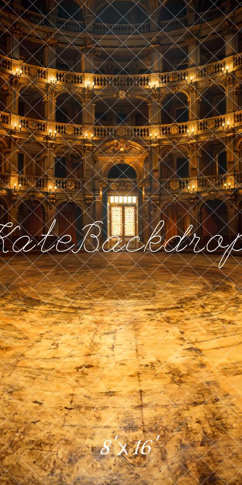 Kate Sweep Arched Indoor Architecture Backdrop Designed by Emetselch - Kate Backdrop AU