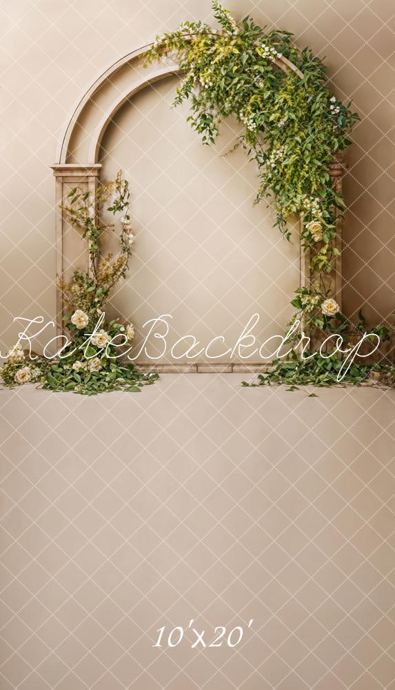 Kate Spring Green Plant Arch Backdrop Designed by Emetselch - Kate Backdrop AU