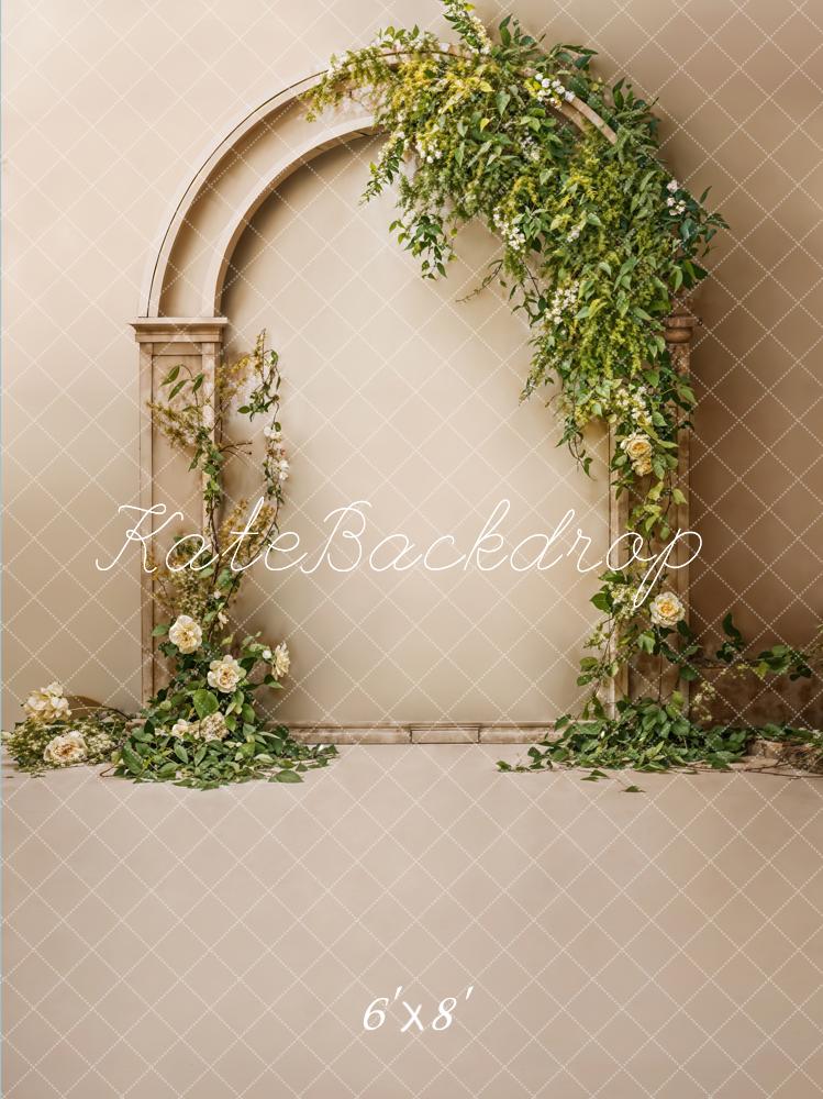 Kate Spring Green Plant Arch Backdrop Designed by Emetselch - Kate Backdrop AU