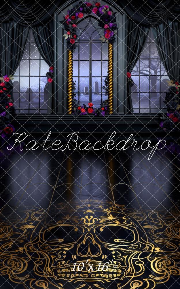 Kate Sweep Skeleton Room Arch Backdrop Designed by Mini MakeBelieve - Kate Backdrop AU