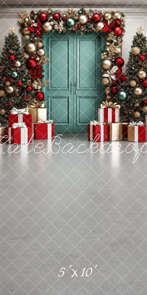 Kate Sweep Christmas Tree Garland Door Gifts Backdrop Designed by Lidia Redekopp