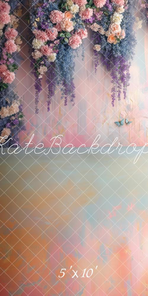 Kate Sweep Romantic Wisteria Bloom Backdrop Spring Designed by Patty Roberts - Kate Backdrop AU