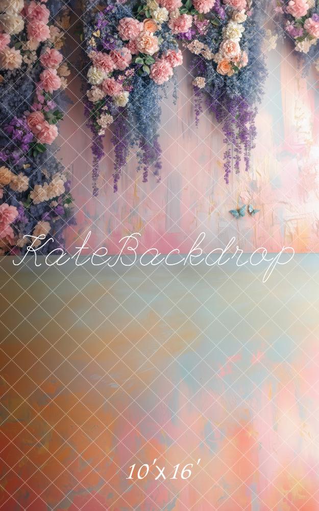 Kate Sweep Romantic Wisteria Bloom Backdrop Spring Designed by Patty Roberts - Kate Backdrop AU