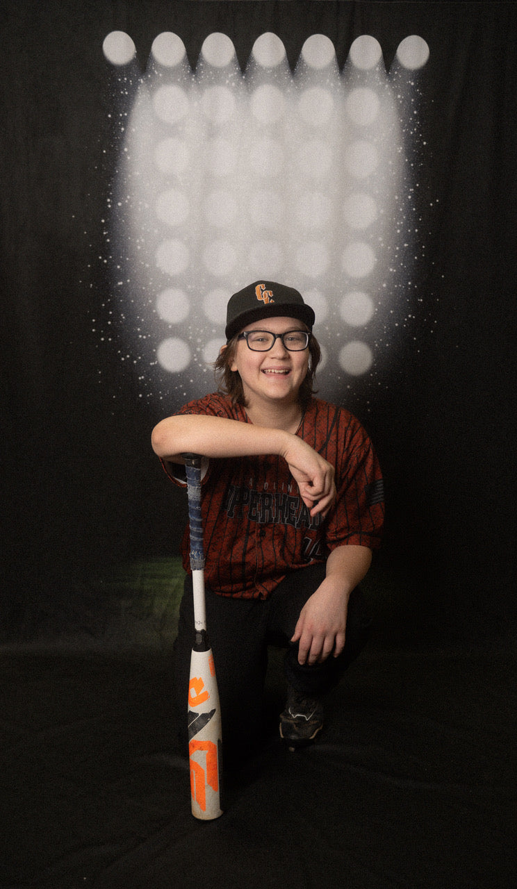 Kate Sweep Sport Stadium Spotlight Backdrop Designed by Patty Roberts - Kate Backdrop AU