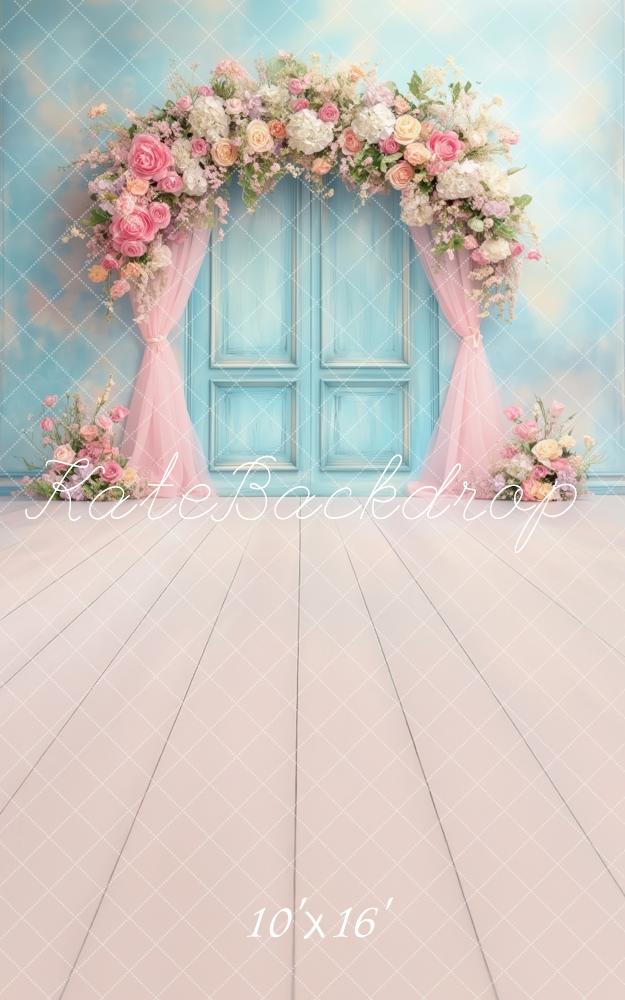Kate Sweep Floral Arch Spring Backdrop Designed by Patty Roberts