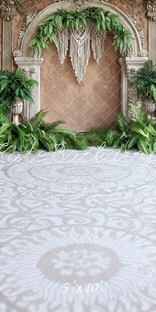 Kate Sweep Boho Tropical Arch Ferns Backdrop Designed by Mini MakeBelieve - Kate Backdrop AU