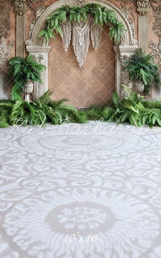 Kate Sweep Boho Tropical Arch Ferns Backdrop Designed by Mini MakeBelieve - Kate Backdrop AU
