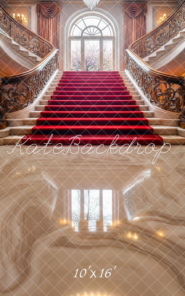 Kate Sweep Indoor Staircase Backdrop for Photography Designed by Mini Makebelieve