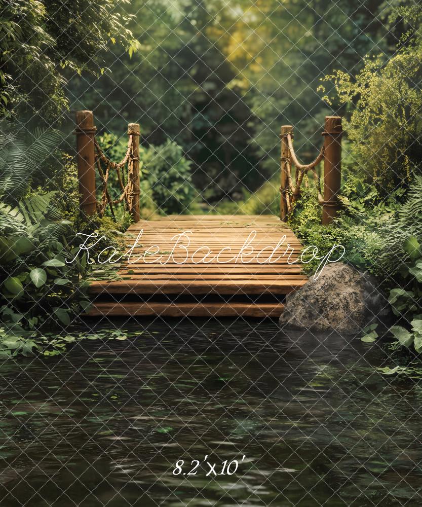 Kate Green Forest Lake Backdrop Designed by Emetselch