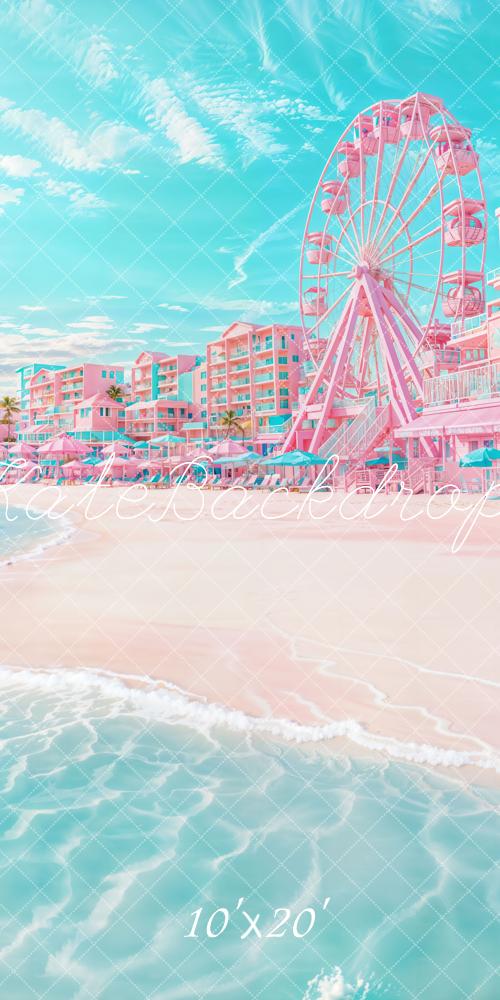 Kate Seaside Happy Town Backdrop Designed by Emetselch