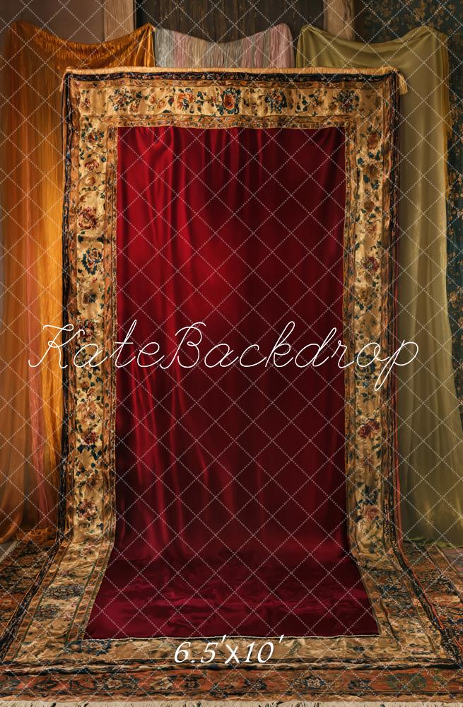 Kate Red Tapestry Style Backdrop Designed by Emetselch - Kate Backdrop AU