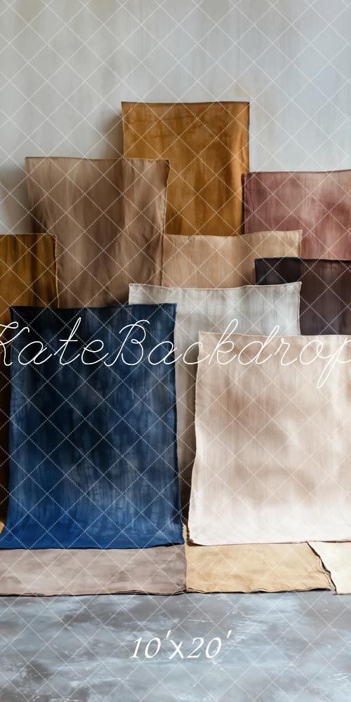 Kate Sweep Abstract Texture Color Blocks Backdrop Designed by Emetselch
