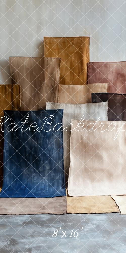 Kate Sweep Abstract Texture Color Blocks Backdrop Designed by Emetselch