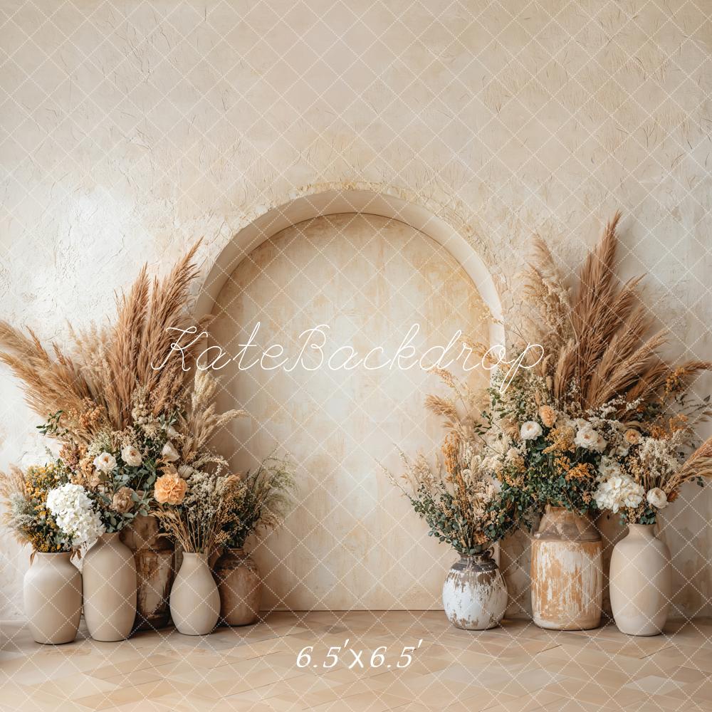 Kate Warm Boho Arch Backdrop Designed by Emetselch