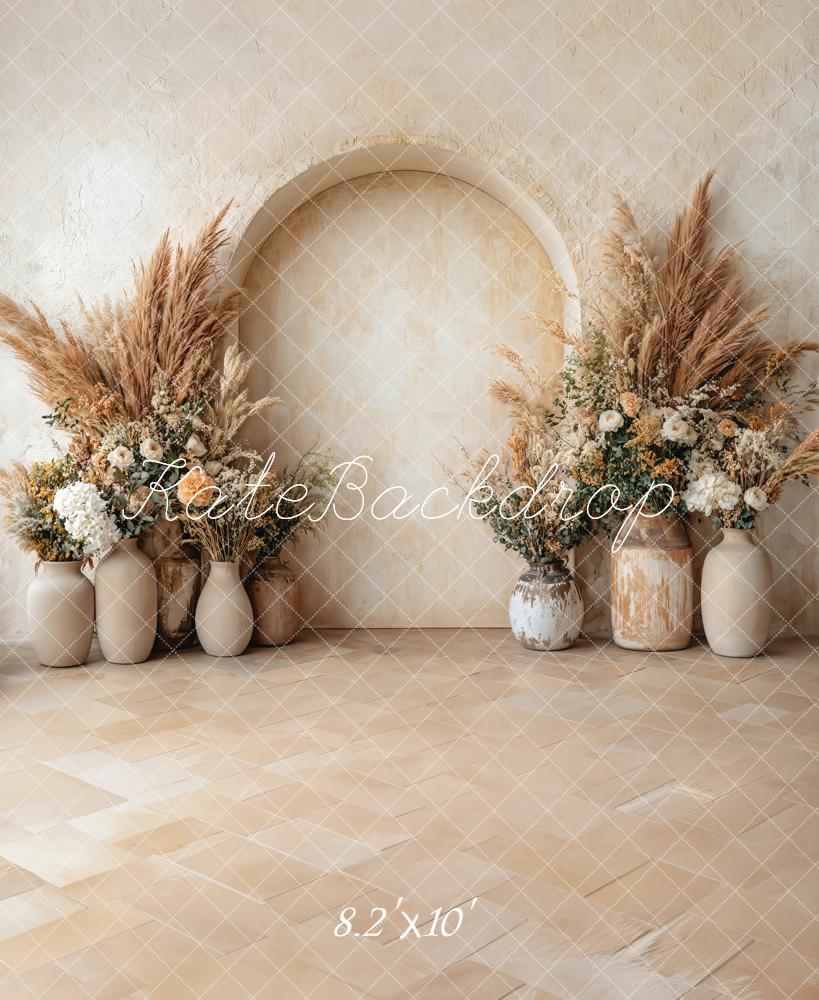 Kate Warm Boho Arch Backdrop Designed by Emetselch